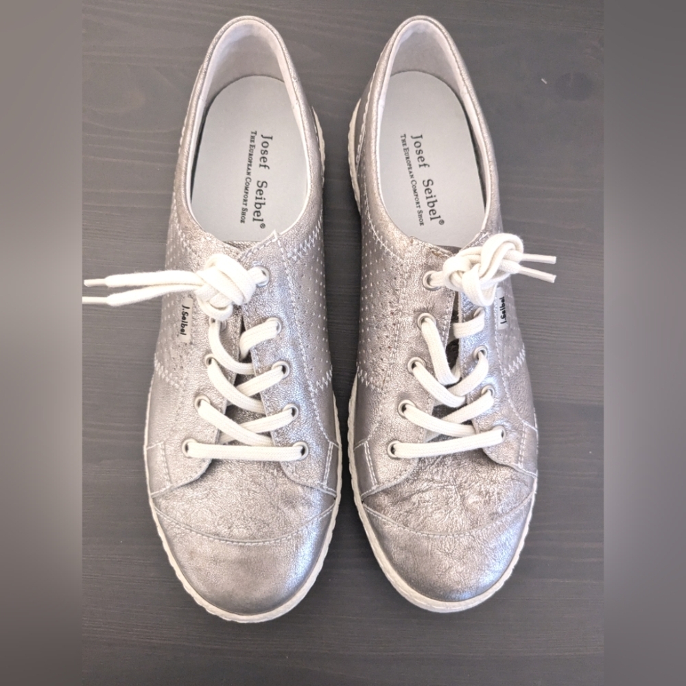 Josef Seibel Silver Sneakers for Women